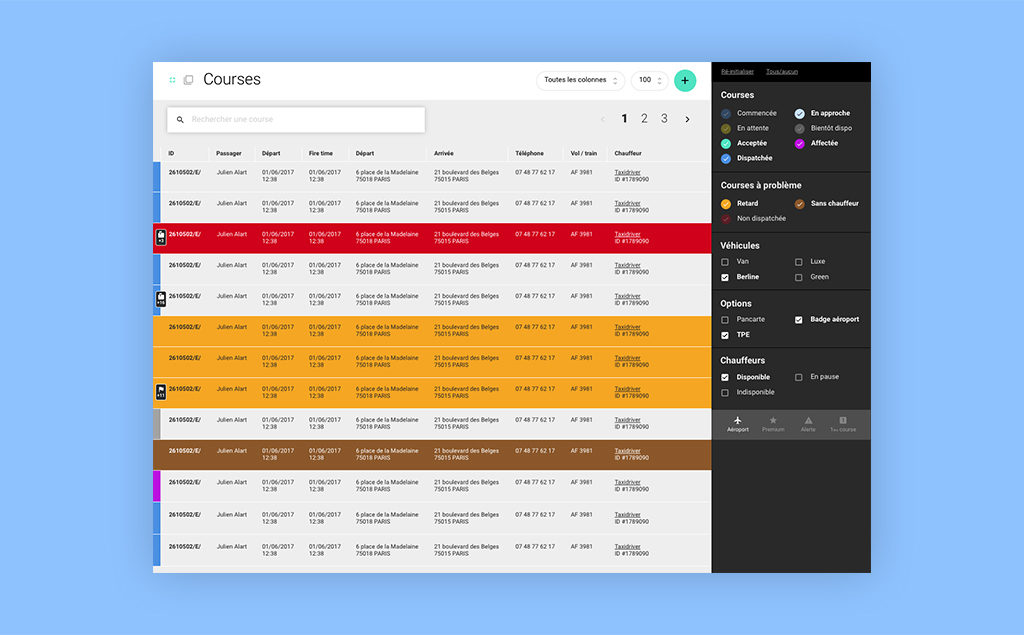 Yuso Courses Vue Liste