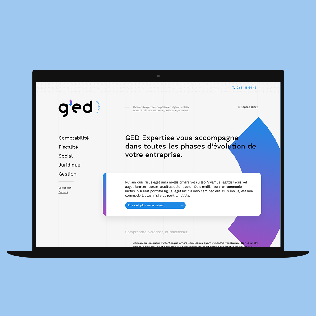 Gedexpertise Site WordPress Comptable