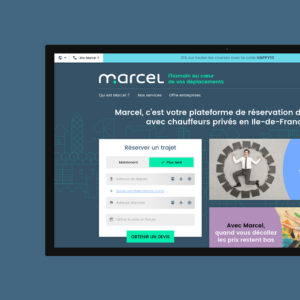 On a refait le site de Marcel.cab !