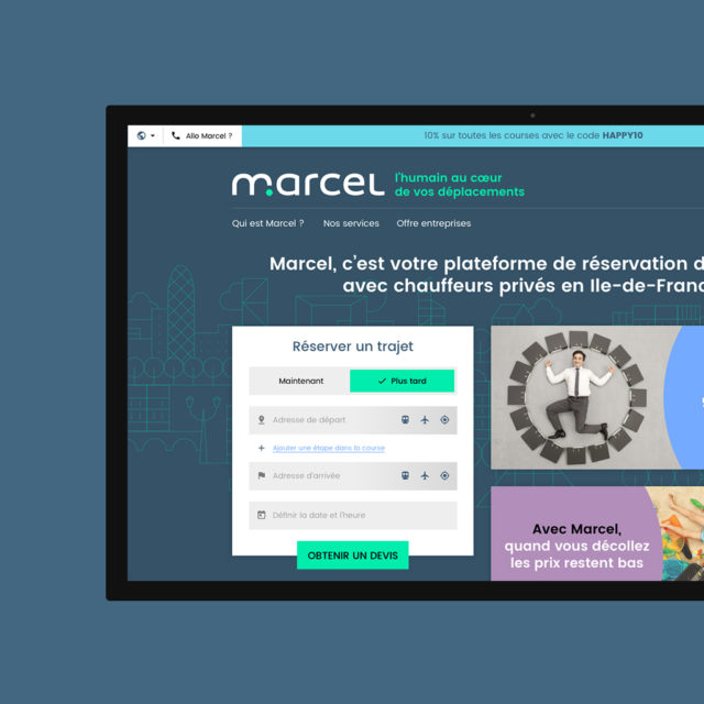 Marcel Cab Stratup Refonte Site Web Fantassin