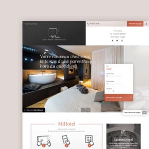 Lifting UX et graphique pour MiHotel