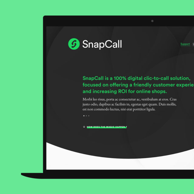 Snapcall Refonte Site Web Fantassin